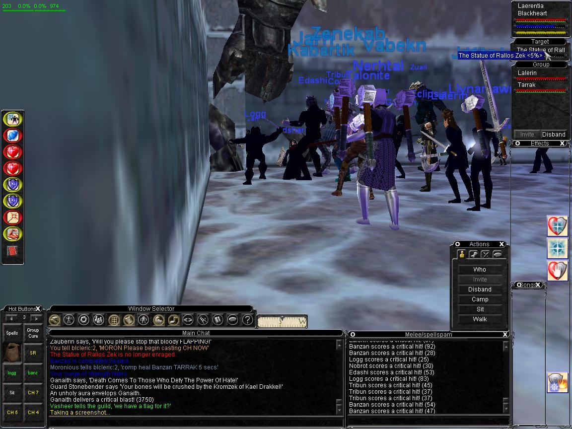 Statue just before he hits the dust :)