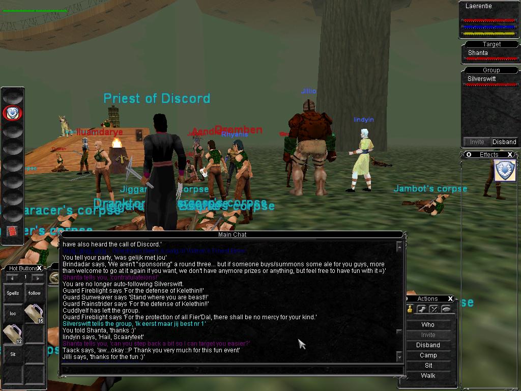 Woot, I won the drunken woodelf race :)