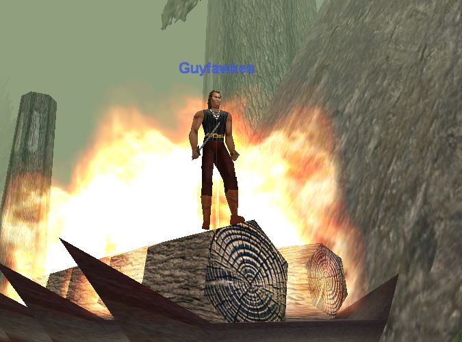 Guy Fawkes where he belongs