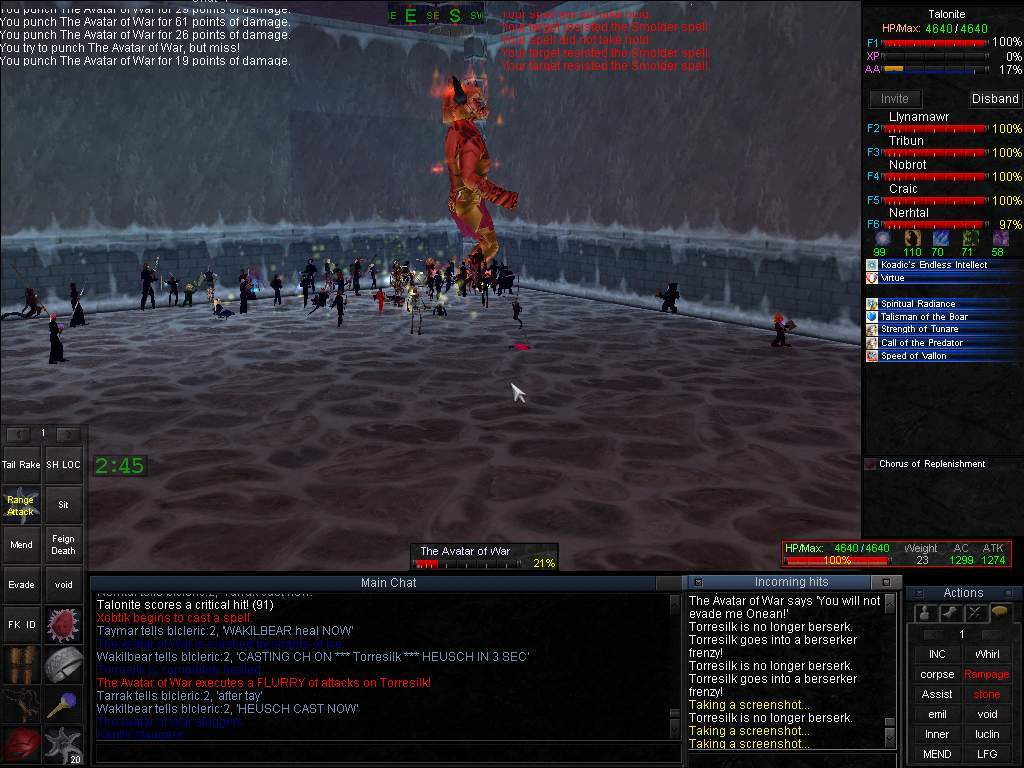 The Avatar of War feels the power of BL!