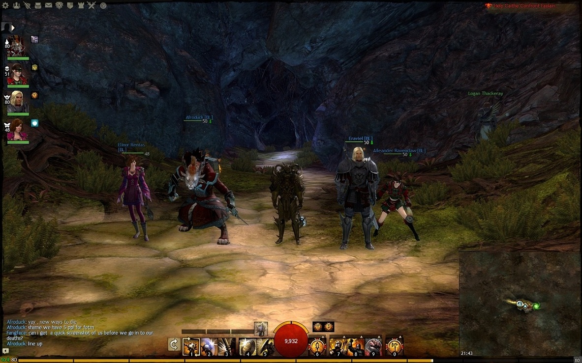 Five Guildies One Screen
