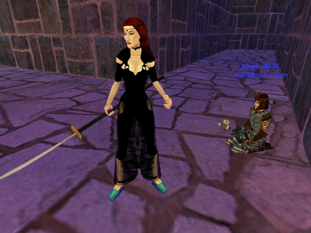 Ladenia in black silk