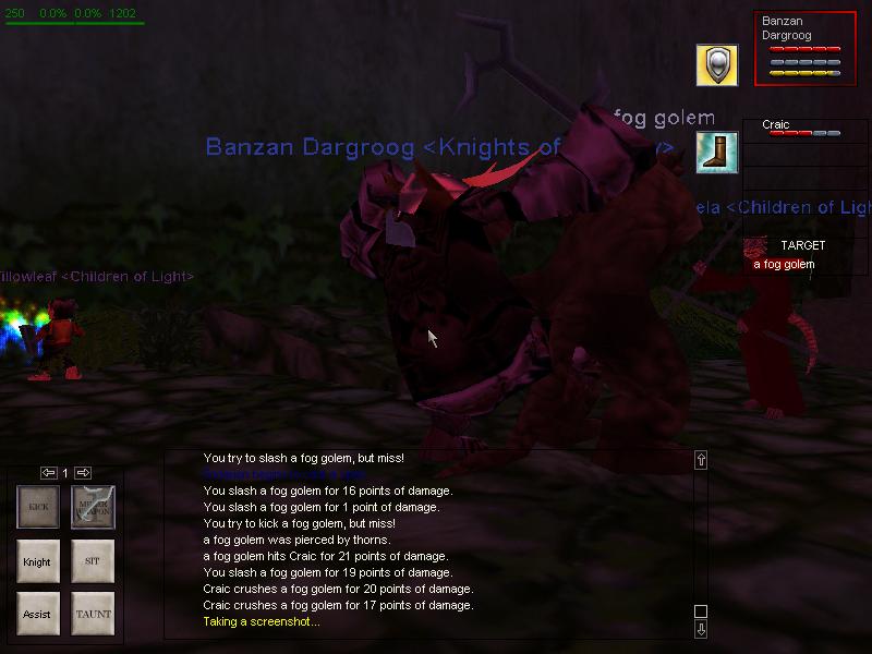 take this you vile golem!