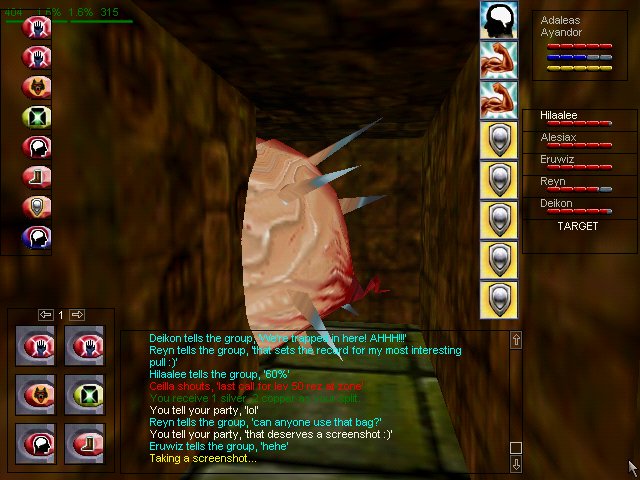 Evil Eye stuck in the fort...