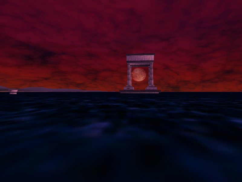 Sunset in Lake Ill Omen