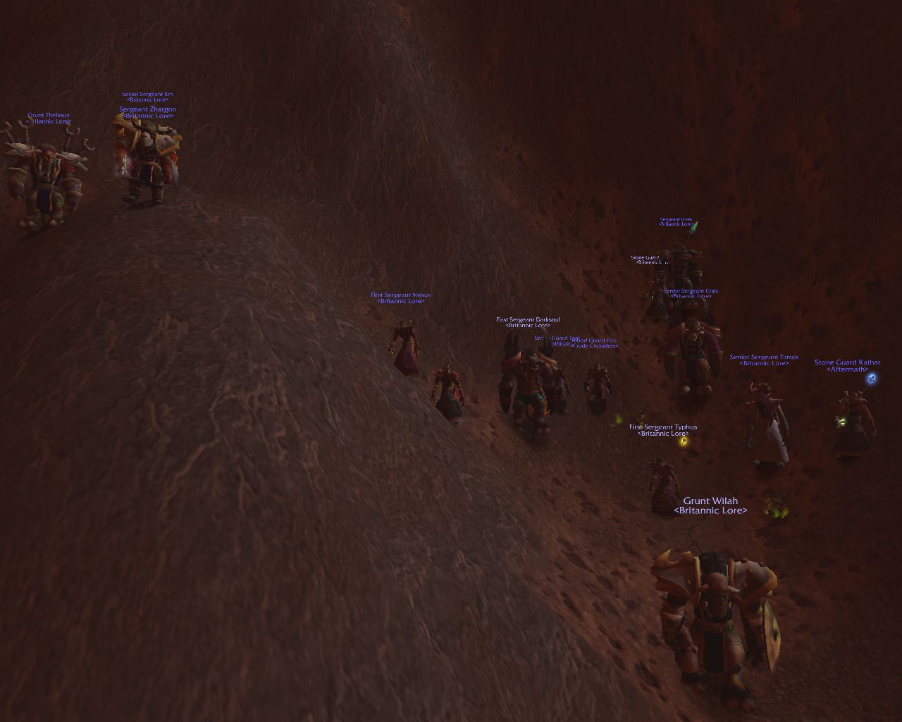 Gathering for the grave!