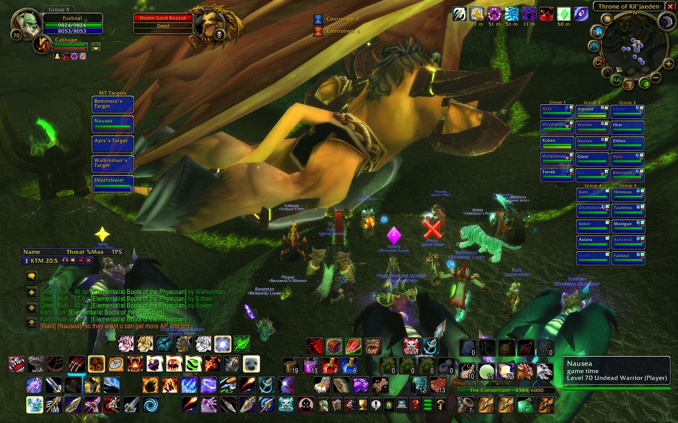 Doom Lord Kazzak Down !!