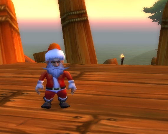 Clearly, it's Christmas in WoW too!